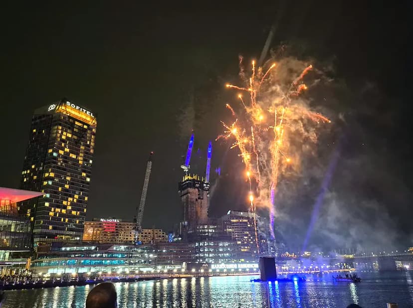 Darling Harbour at night