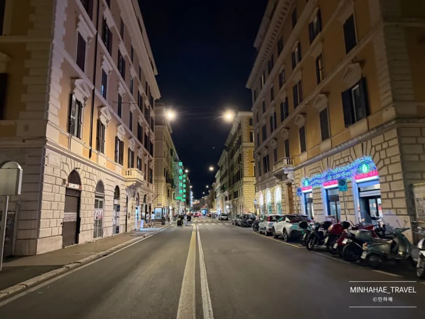 Street view near hotel