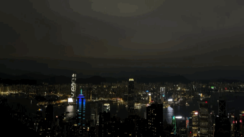 Hong Kong skyline from Sky Terrace 428