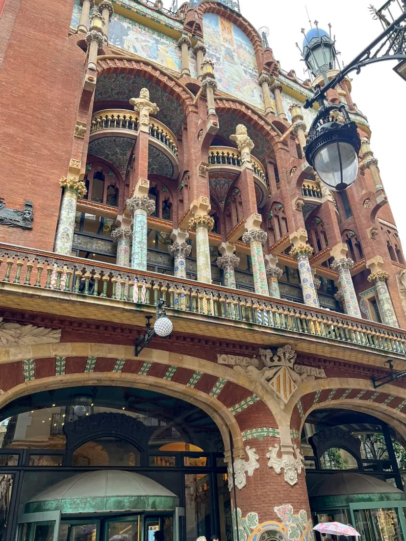 Palau de la Musica exterior detail
