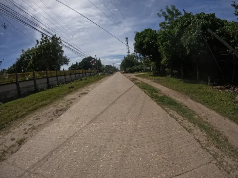 薄荷島邦勞島的鄉間小路