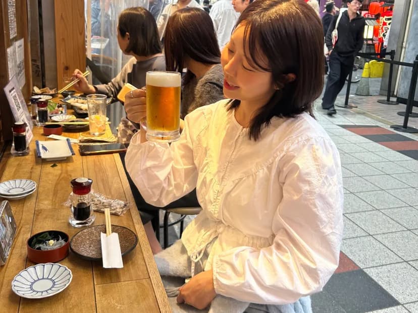 New Sushi Center Harukaya Ura Namba戶外座位