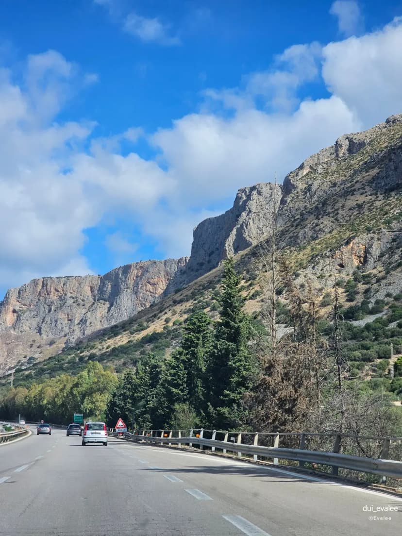 Sicily landscape in spring