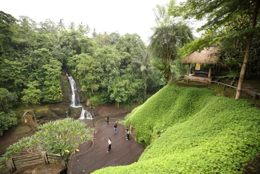 Lush green landscapes of Ubud