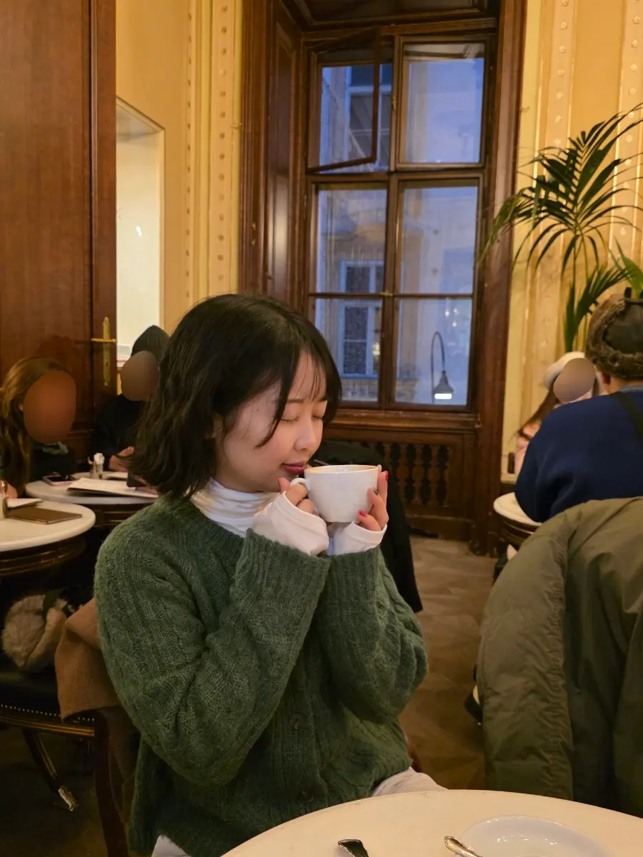 Historic Vienna cafe interior