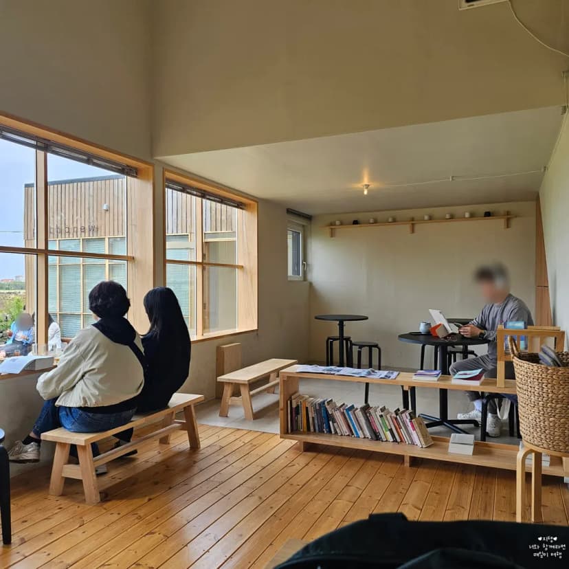 Cozy interior of Pass Brew Jeju