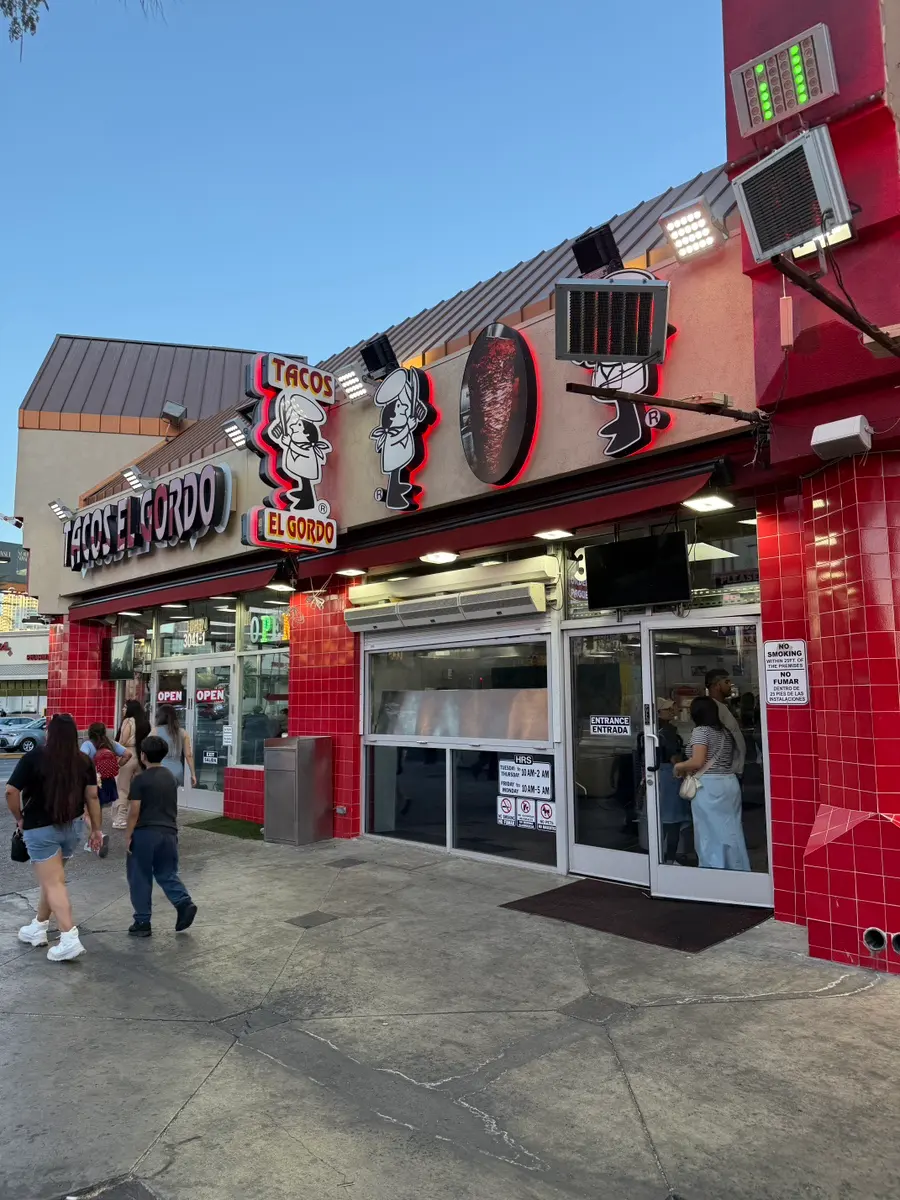 拉斯維加斯當地人塔可美食 Tacos El Gordo