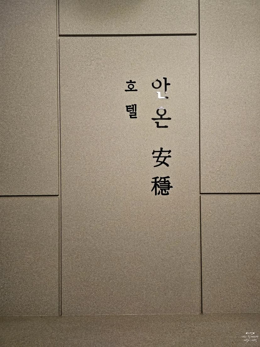 Anon Hotel Jochiwon hallway