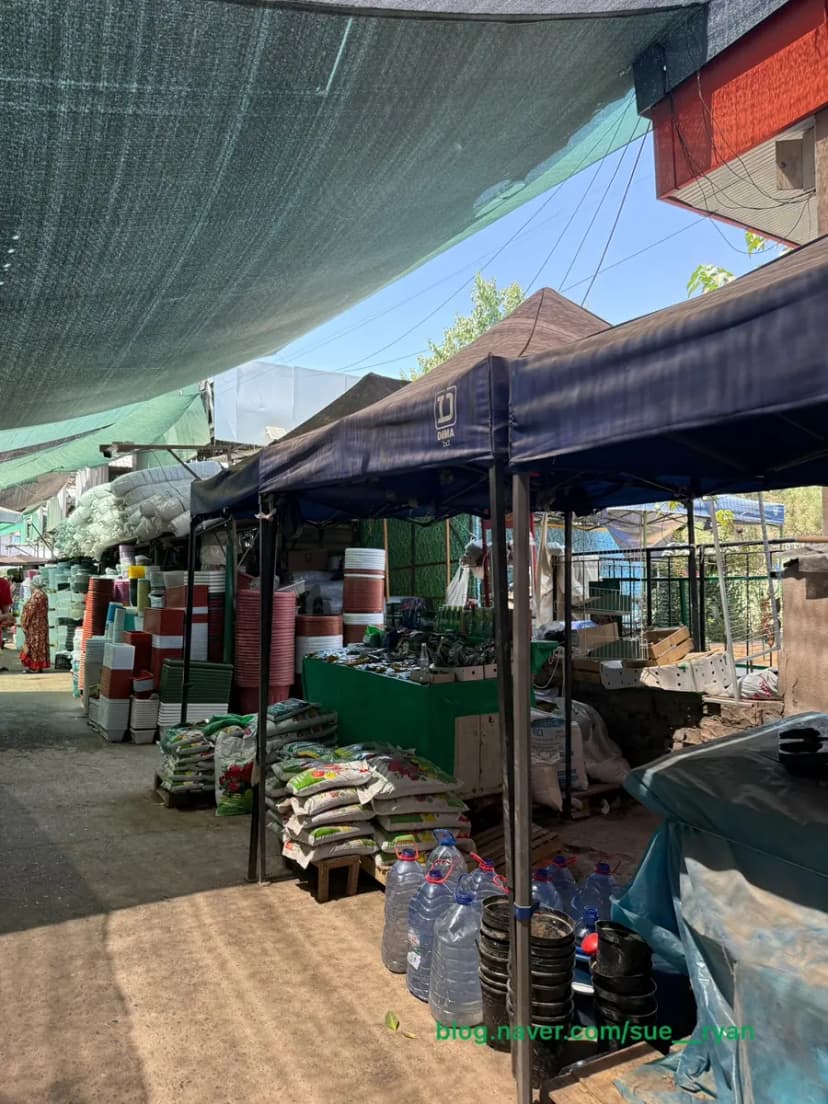 バザール周辺のお土産店
