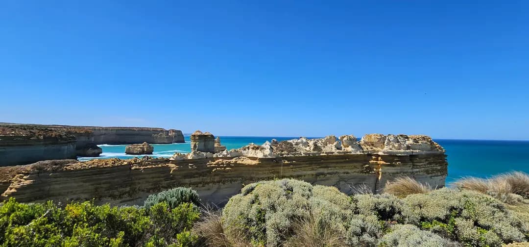 ภาพวิวผาหินเลียบชายฝั่ง Great Ocean Road สุดอลังการ