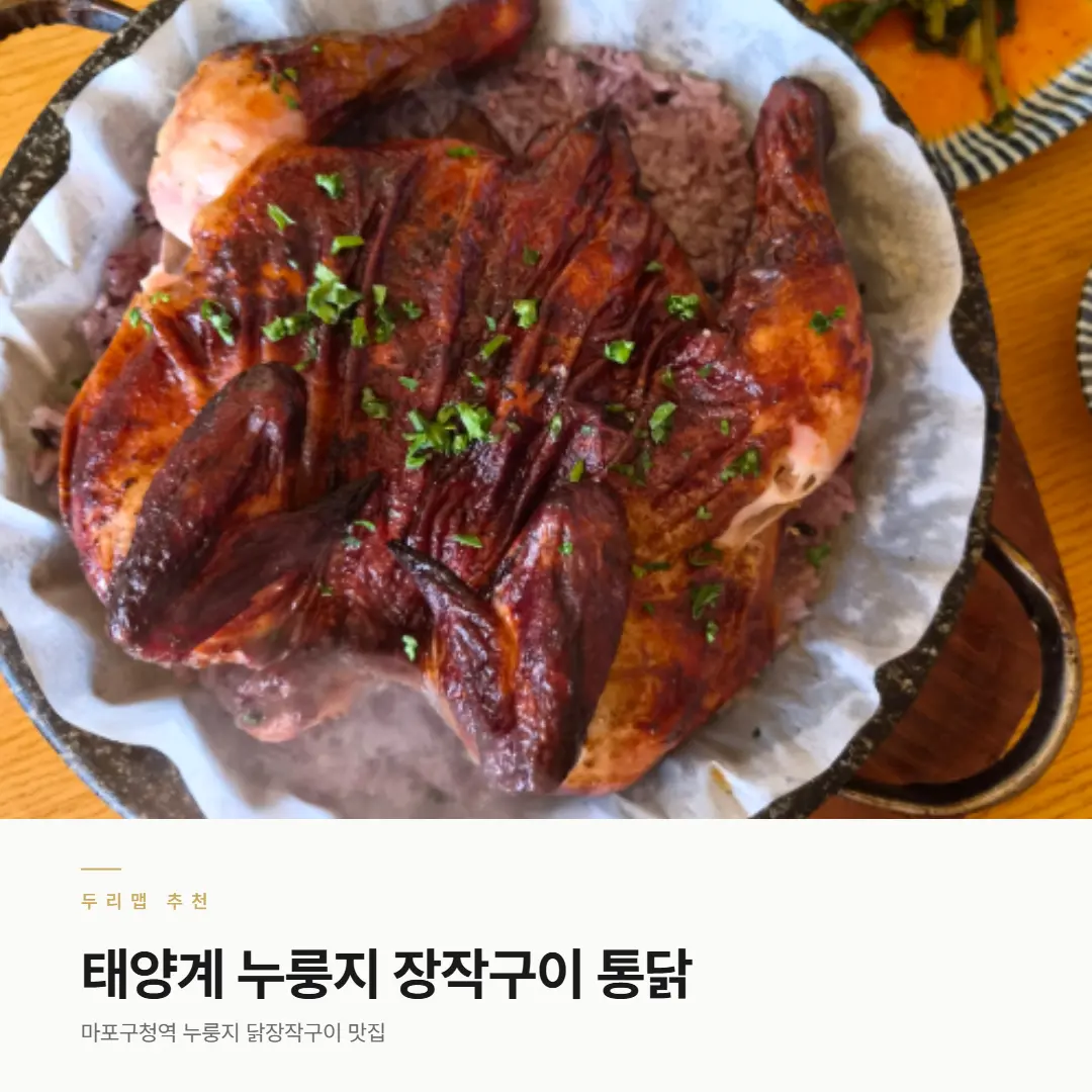Mapo-gu Office Station: Taeyanggye Wood-Fired Chicken