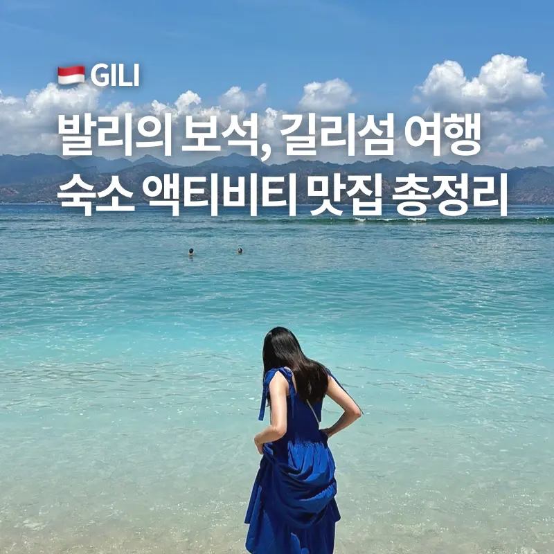 발리 길리섬 여행 가는법 숙소 맛집 거북이 스노쿨링 총정리!
