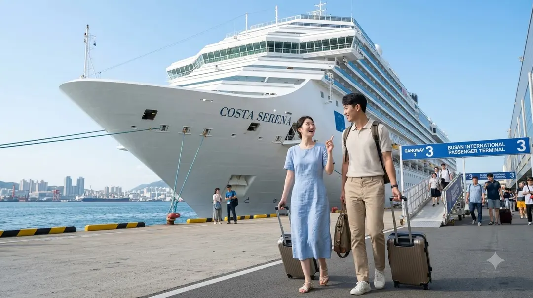เปรียบเทียบครูซจากปูซาน 2026: MSC Bellissima vs. Costa Serena