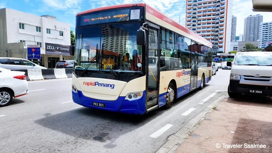 말레이시아 페낭 Rapid Penang 시내버스 타는 방법 기본요금