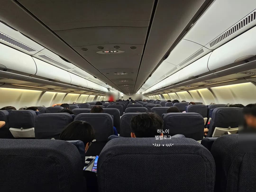 파라타항공 하노이 인천 좌석 간격 기내식 터미널 (WE272 A330-200 탑승후기)