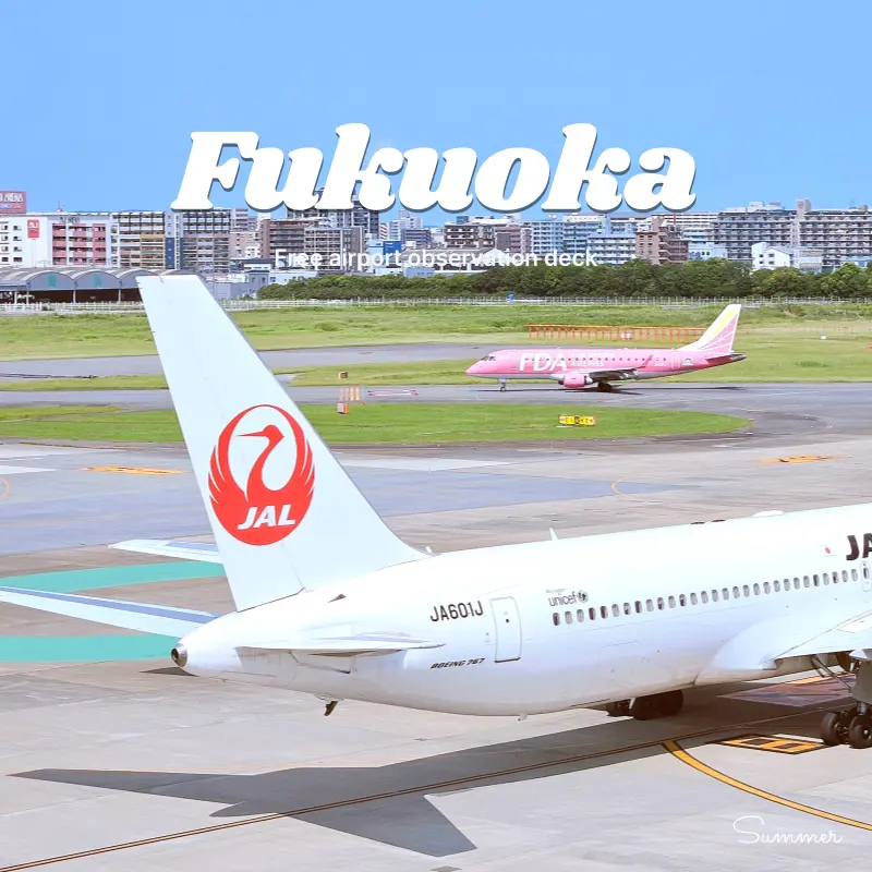 Fukuoka Airport's Free Observation Deck: Plane Spotting Fun