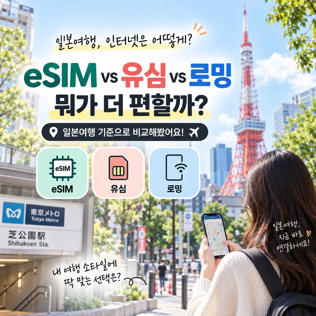 เที่ยวญี่ปุ่น 2026 เลือก eSIM, ซิม, โรมมิ่ง แบบไหนดีนะ?