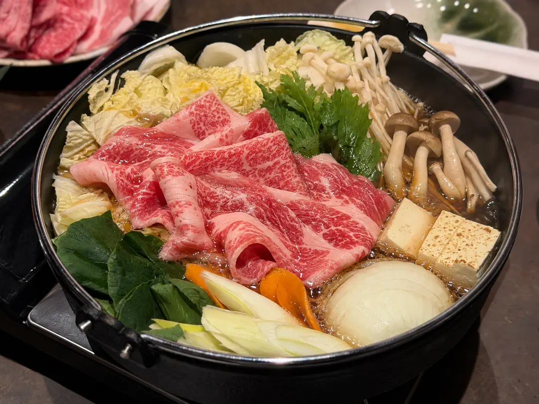 Wagyu & Crab Kyoto Station: All-You-Can-Eat Sukiyaki Experience