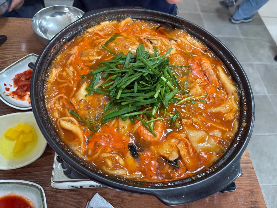 장승포 칼국수 섭장 손수제비 내돈내산 후기 거제도 현지인 맛집