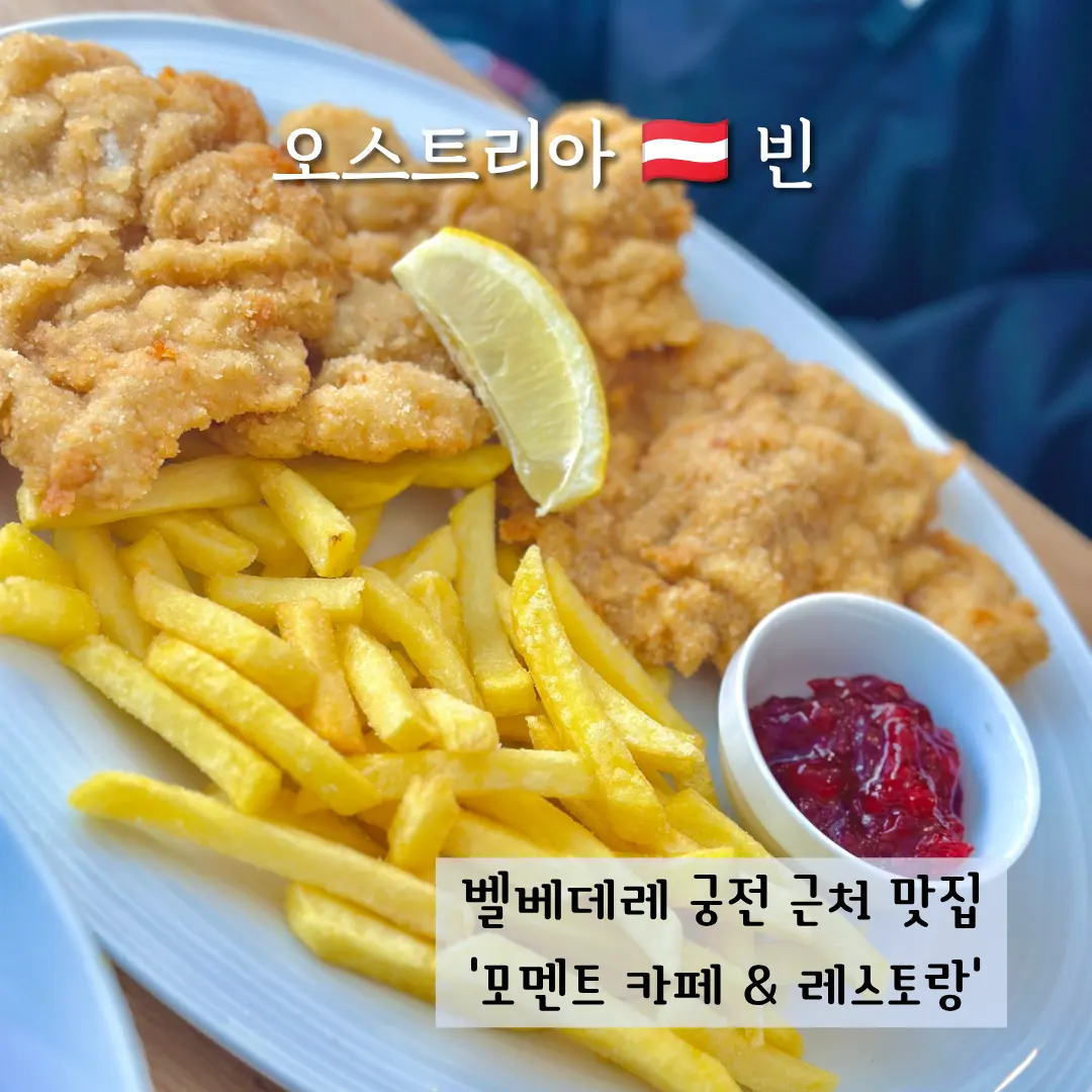 Moment Cafe & Restaurant เวียนนา: ชนิทเซล ไอน์ชเปนเนอร์