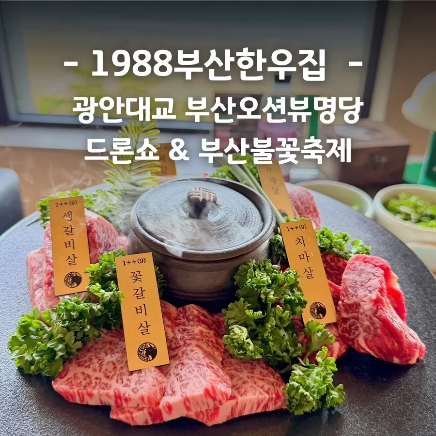 รีวิว 1988 Busan Hanwoo House กวางอันลี: เนื้อฮันอูพรีเมียม วิวทะเลปังๆ