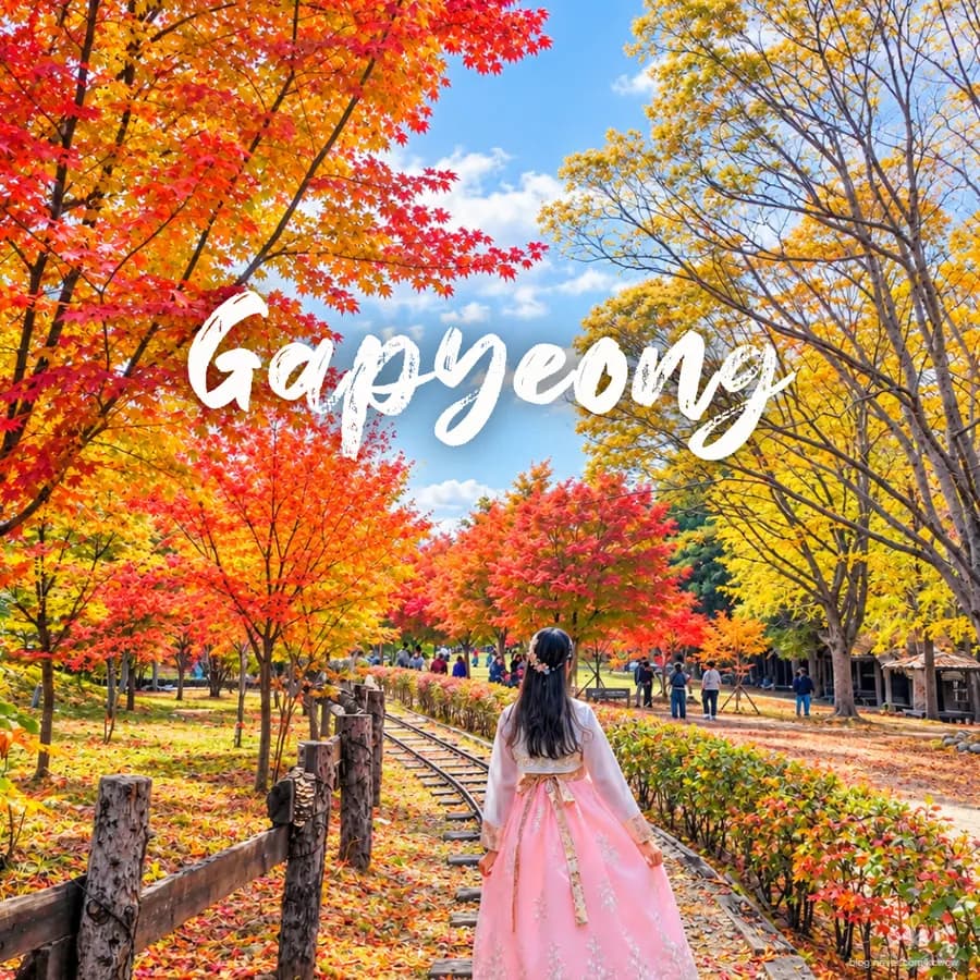 남이섬 가을 단풍 축제 은행나무 명소 서울 근교 당일치기 여행