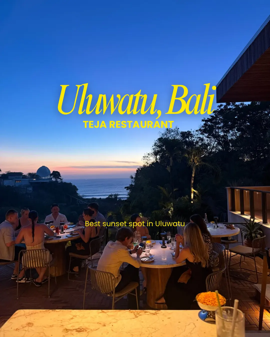 รีวิว Teja Uluwatu 2026: ร้านอาหารวิวพระอาทิตย์ตกสุดปังที่บาหลี