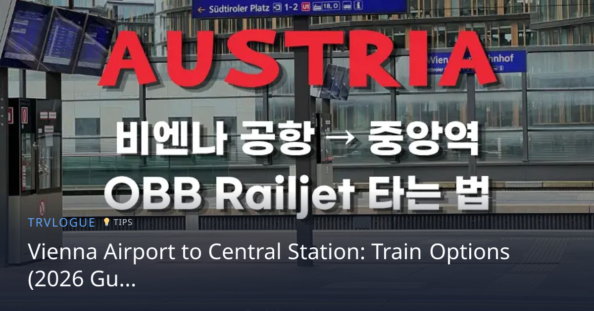 Vienna Airport to Central Station: Train Options (2026…